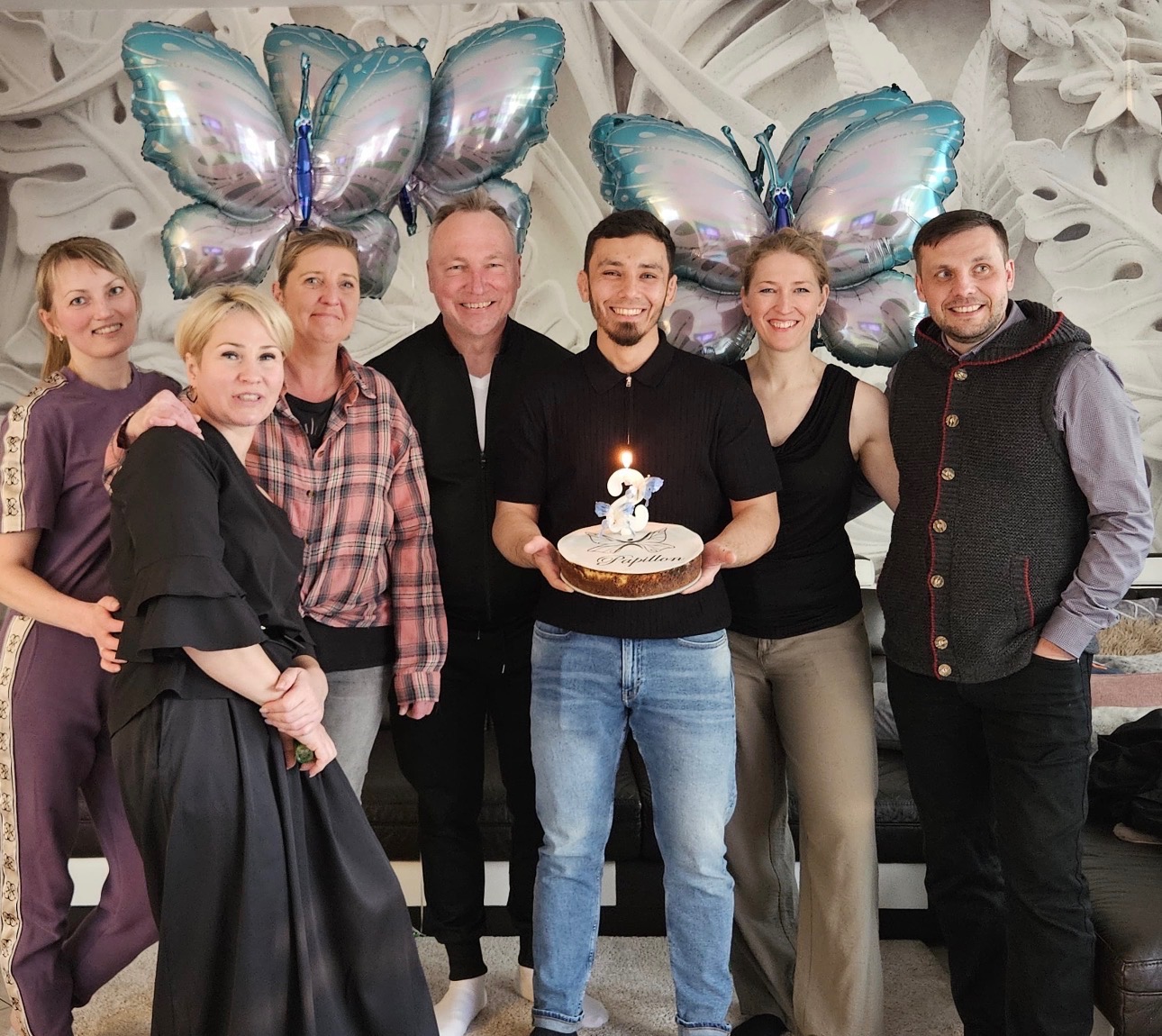 Das Papillon-Team zum zweijährigen Praxisjubiläum